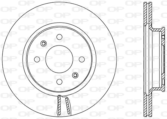 OPEN PARTS Тормозной диск BDA2601.20